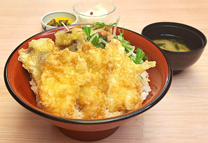 とり天・鯵天丼